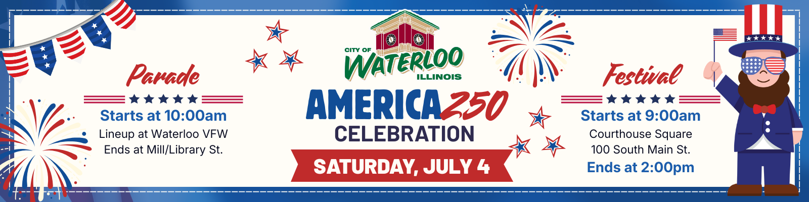 America 250: Fun Run, Parade & Festival